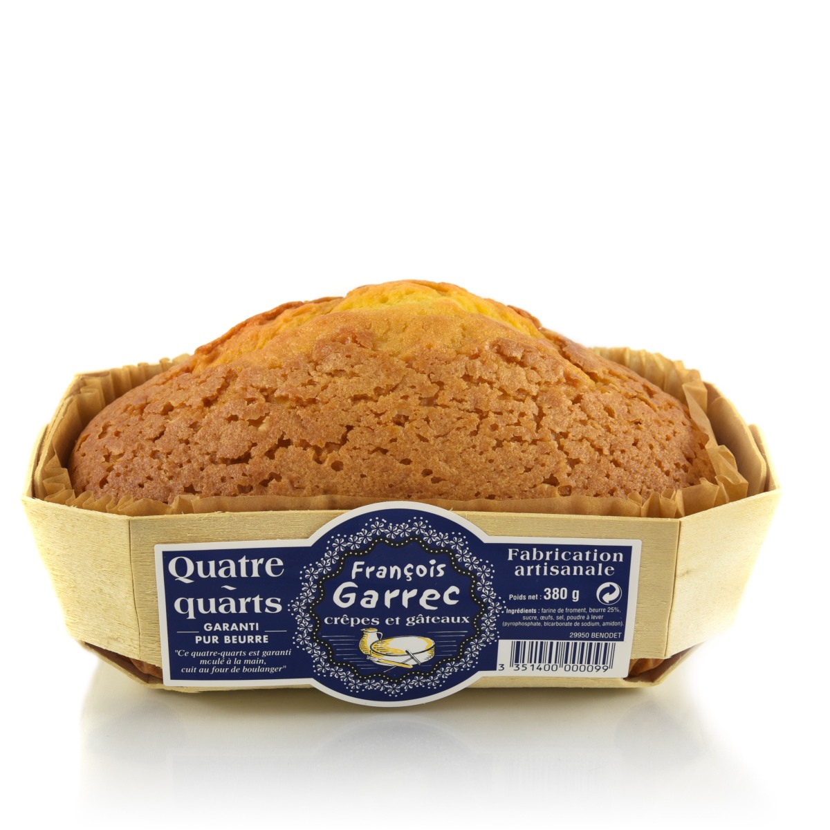 Quatre-quarts nature - 380g