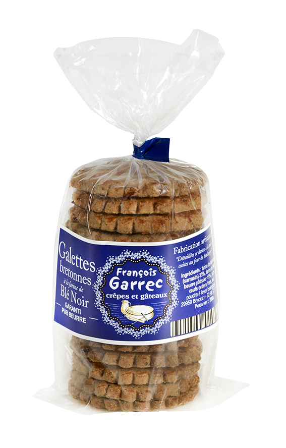 Galettes fines au blé noir pur beurre