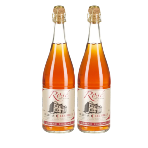 Lot de 2 Cidres rosé de Lézergué - 75cl x2