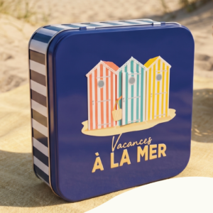 Coffret cabine de plage - assortiment galettes et palets